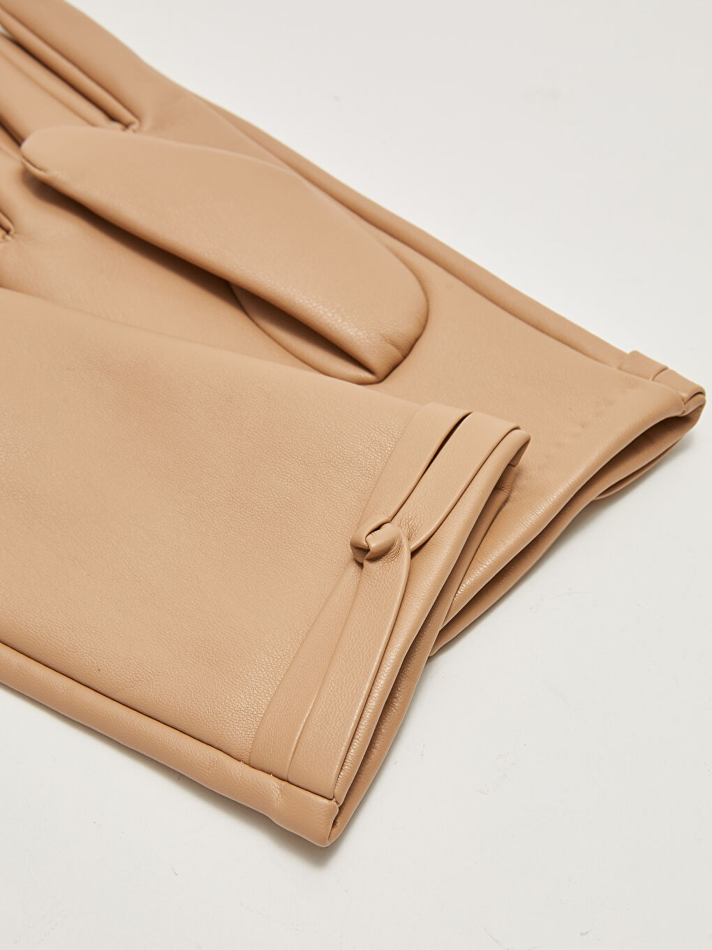 قفازات جلد صناعي للسيدات-3