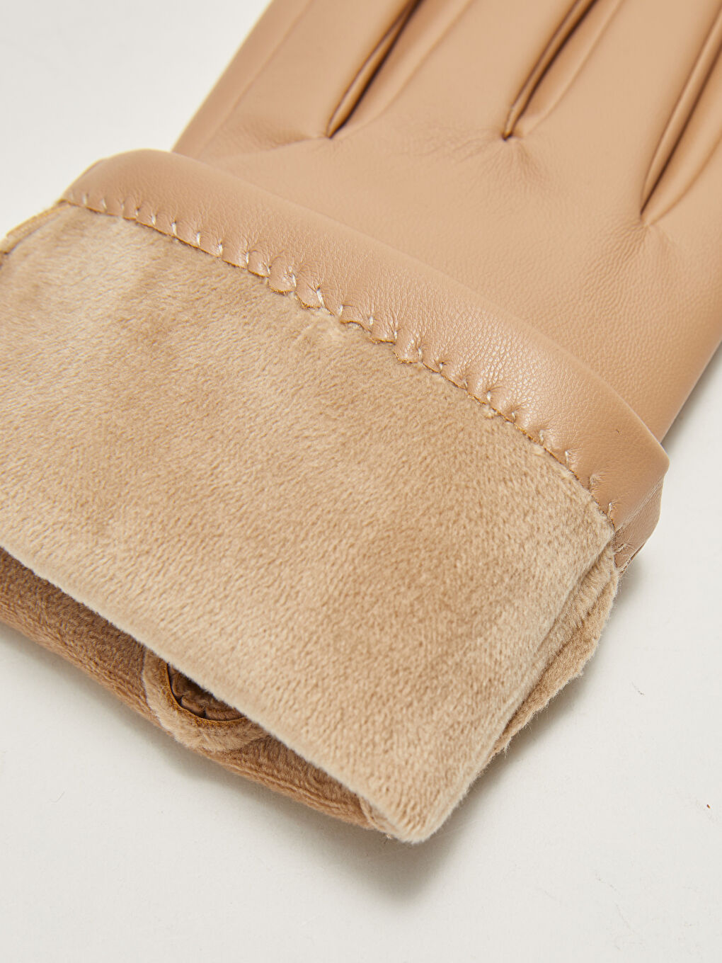 قفازات جلد صناعي للسيدات-4