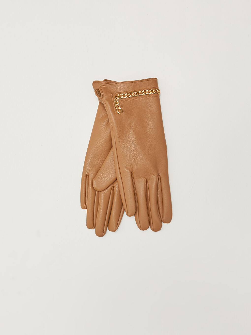 قفازات جلد صناعي للسيدات-3