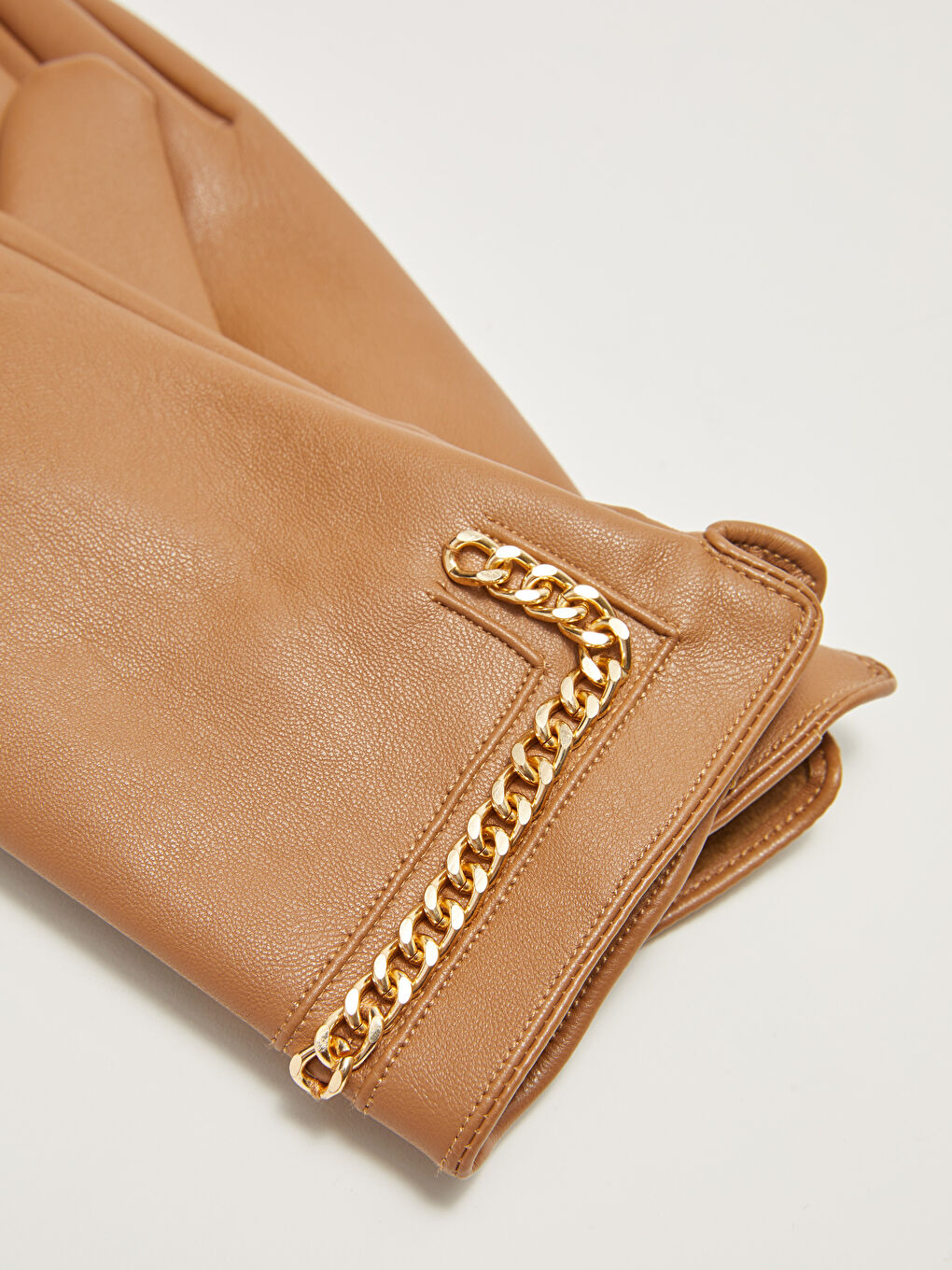 قفازات جلد صناعي للسيدات-6