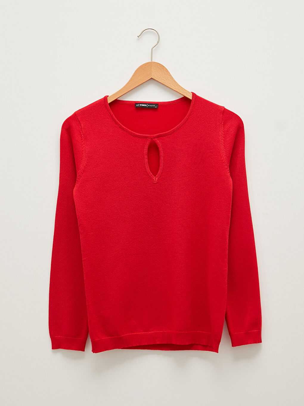 LCWAIKIKI Basic Crew Neck Straight Long Sleeve Women's Knitwear Basic Sweater -W15176Z8-HJY