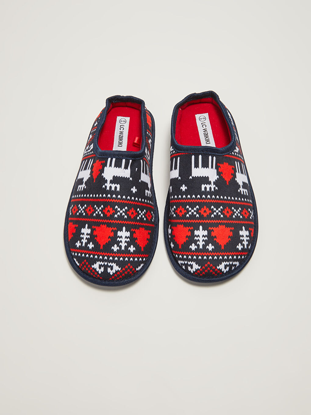 LCW STEPS Closed Front Printed Men's Indoor Slippers -W15216Z8-CRT