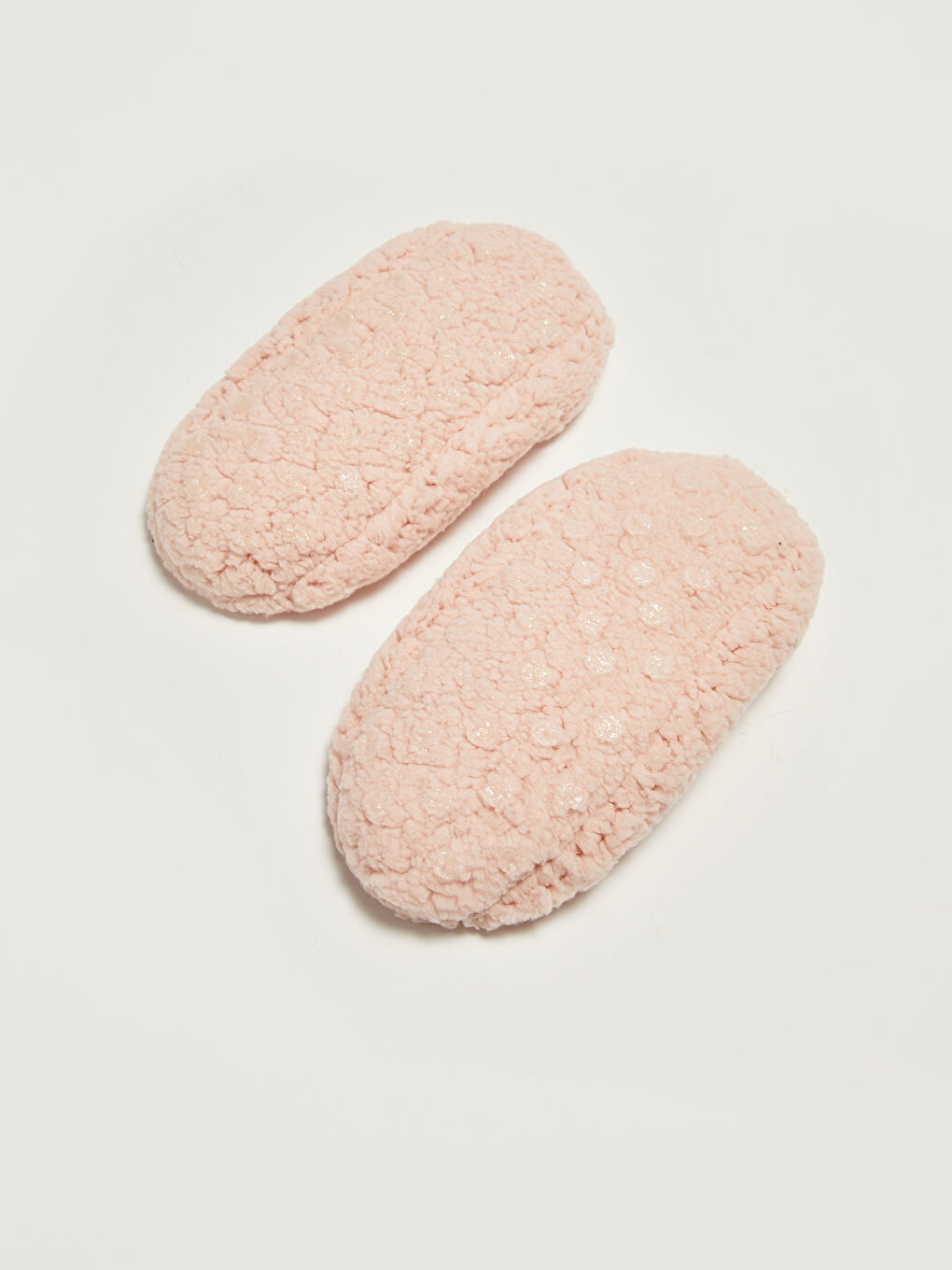 Pembe Fiyonk Detaylı Kız Çocuk Ev Terliği-3