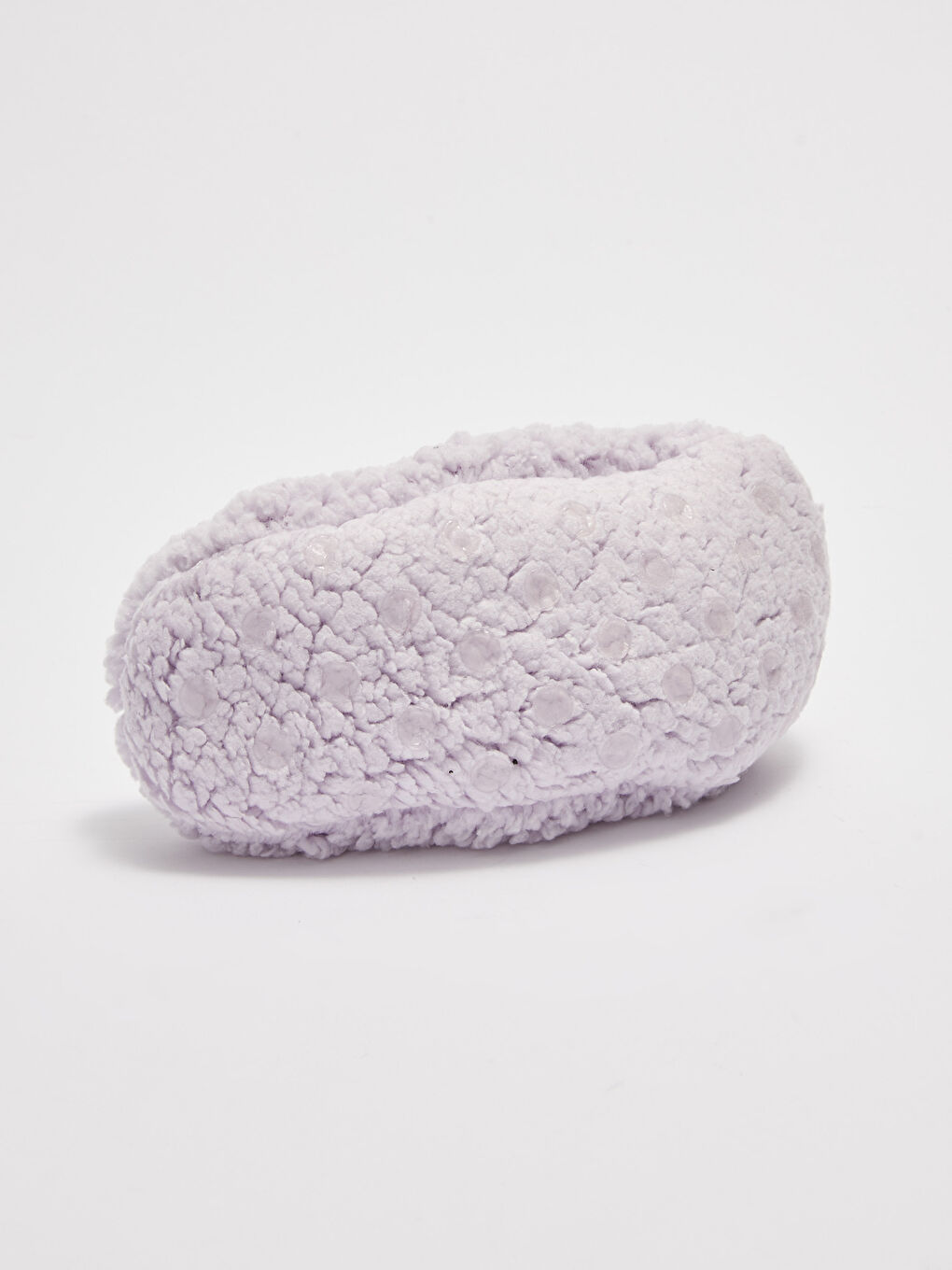 Lila Fiyonk Detaylı Kız Çocuk Ev Terliği-3