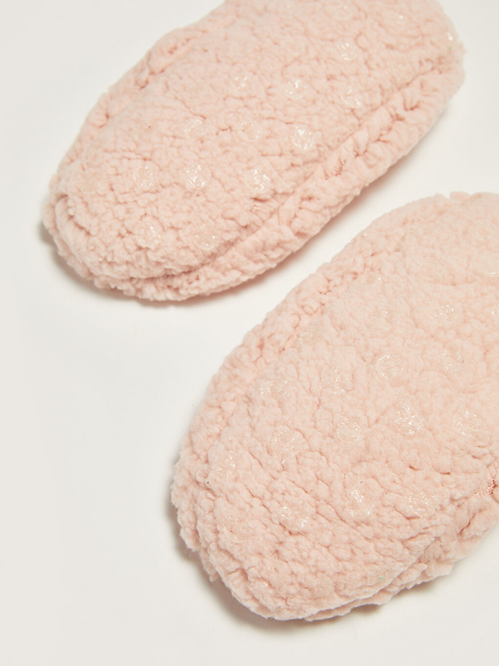 Pembe Fiyonk Detaylı Kız Çocuk Ev Terliği-3