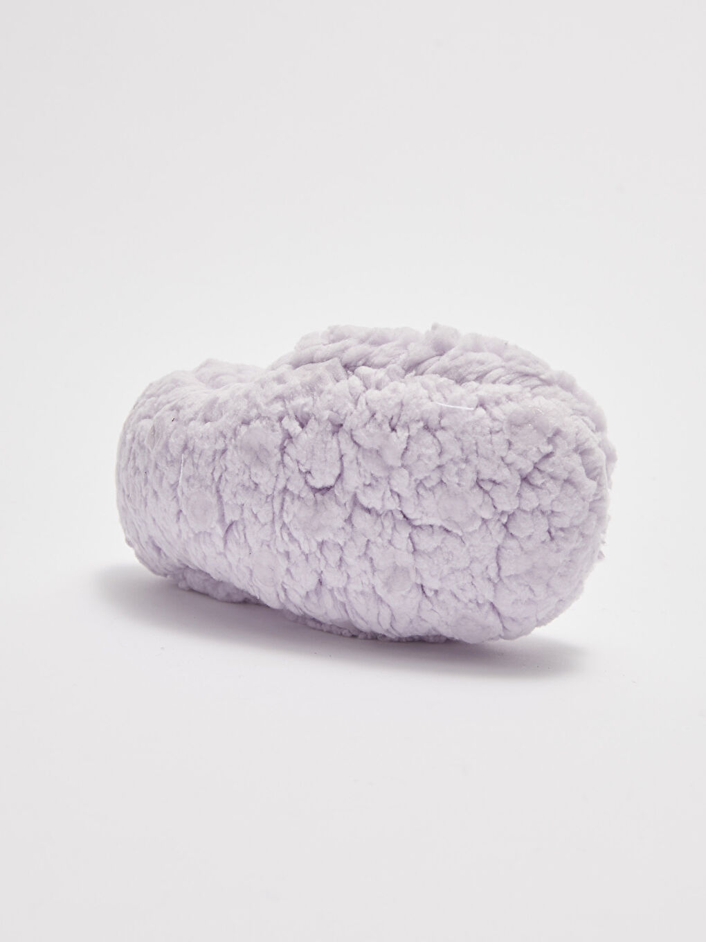 Lila Fiyonk Detaylı Kız Çocuk Ev Terliği-2