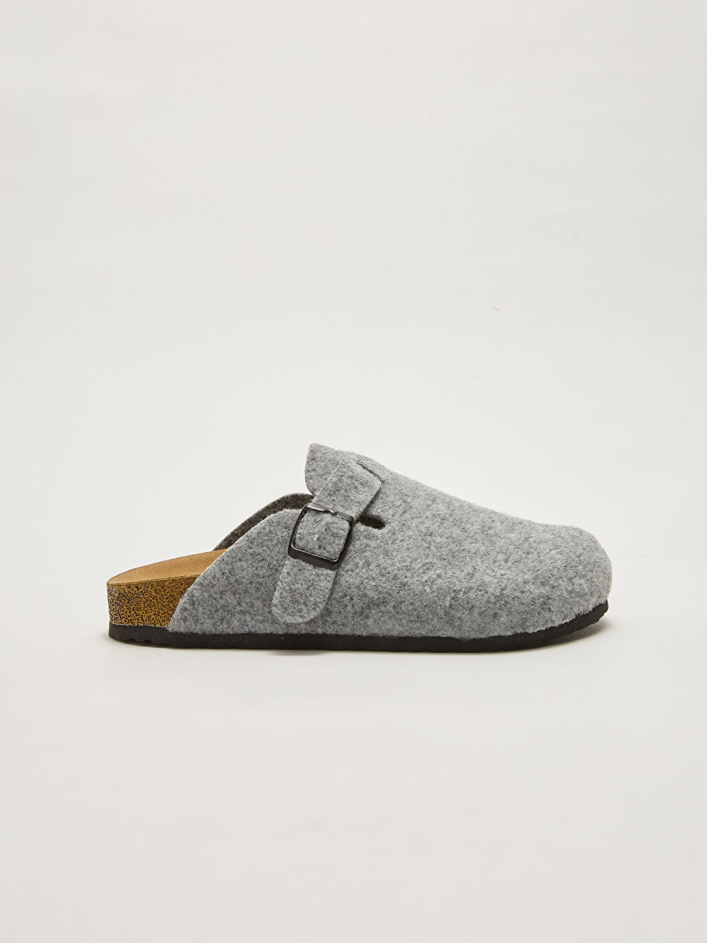 Gri Toka Detaylı Kadın Ev Terliği-3