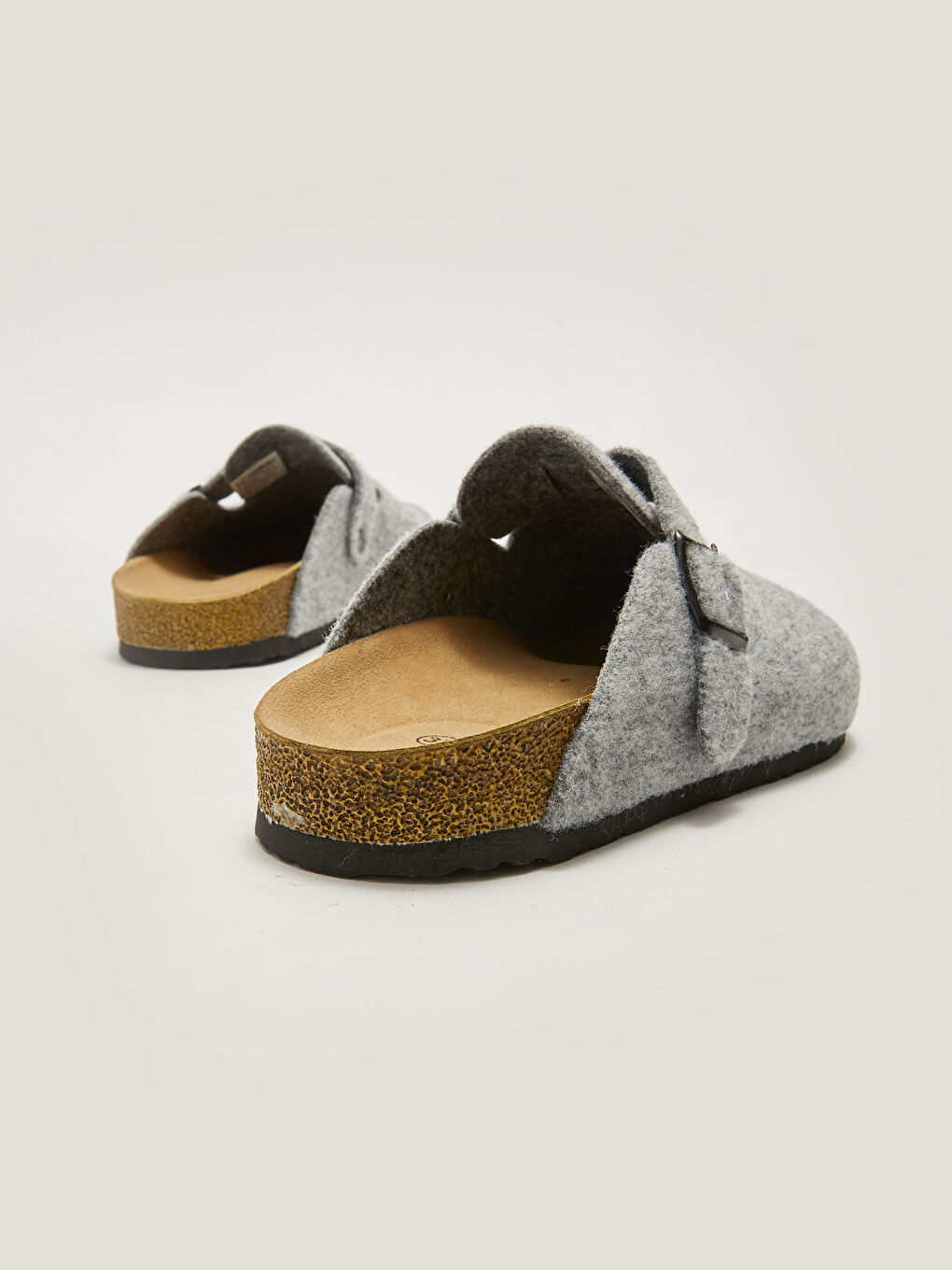 Gri Toka Detaylı Kadın Ev Terliği-9