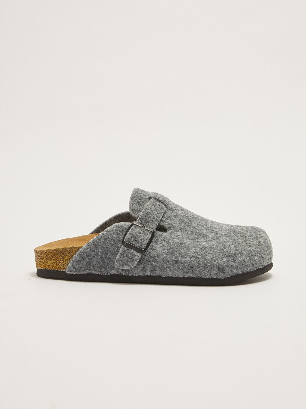 Gri Toka Detaylı Kadın Ev Terliği-2