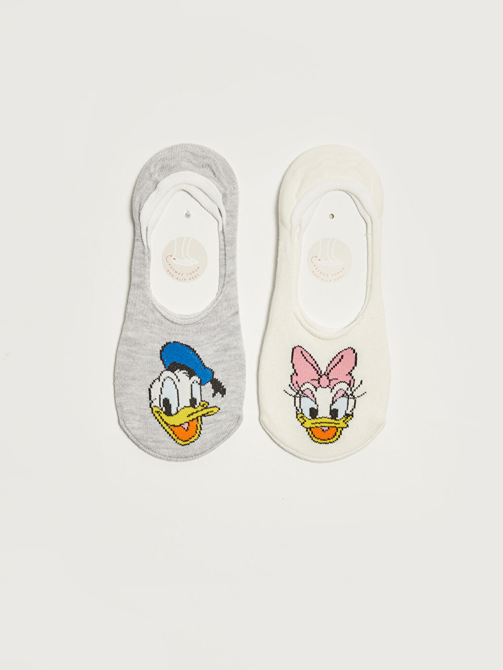 Donald and Daisy Duck Printed Women's Ballerina Socks 2 Pack -W15271Z8-LAL