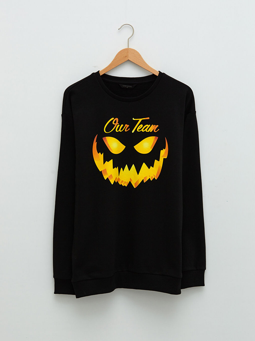 XSIDE Bisiklet Yaka Uzun Kollu Baskılı Kalın Erkek Sweatshirt Baba ve Oğul Kombini -W15328Z8-CVL