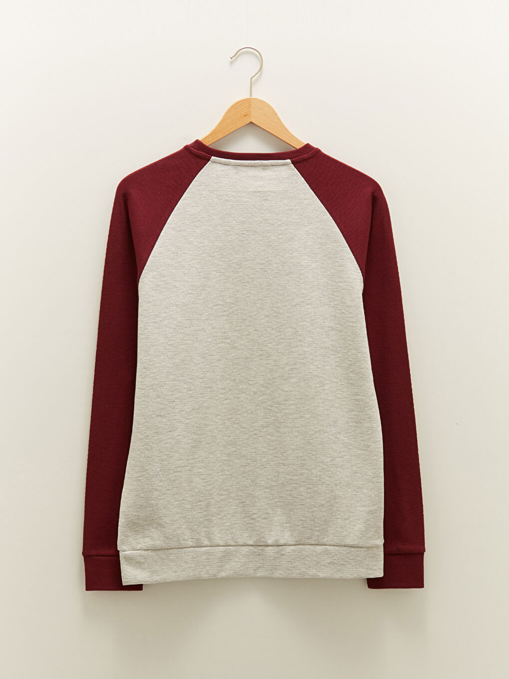 Crew Neck Long Sleeve Color Block Men's Sweatshirt-7