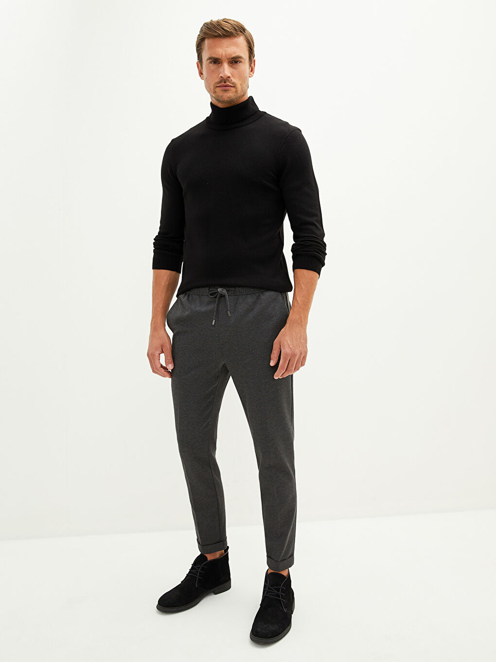 Muške pantalone slim fit -W15345Z8-RFL