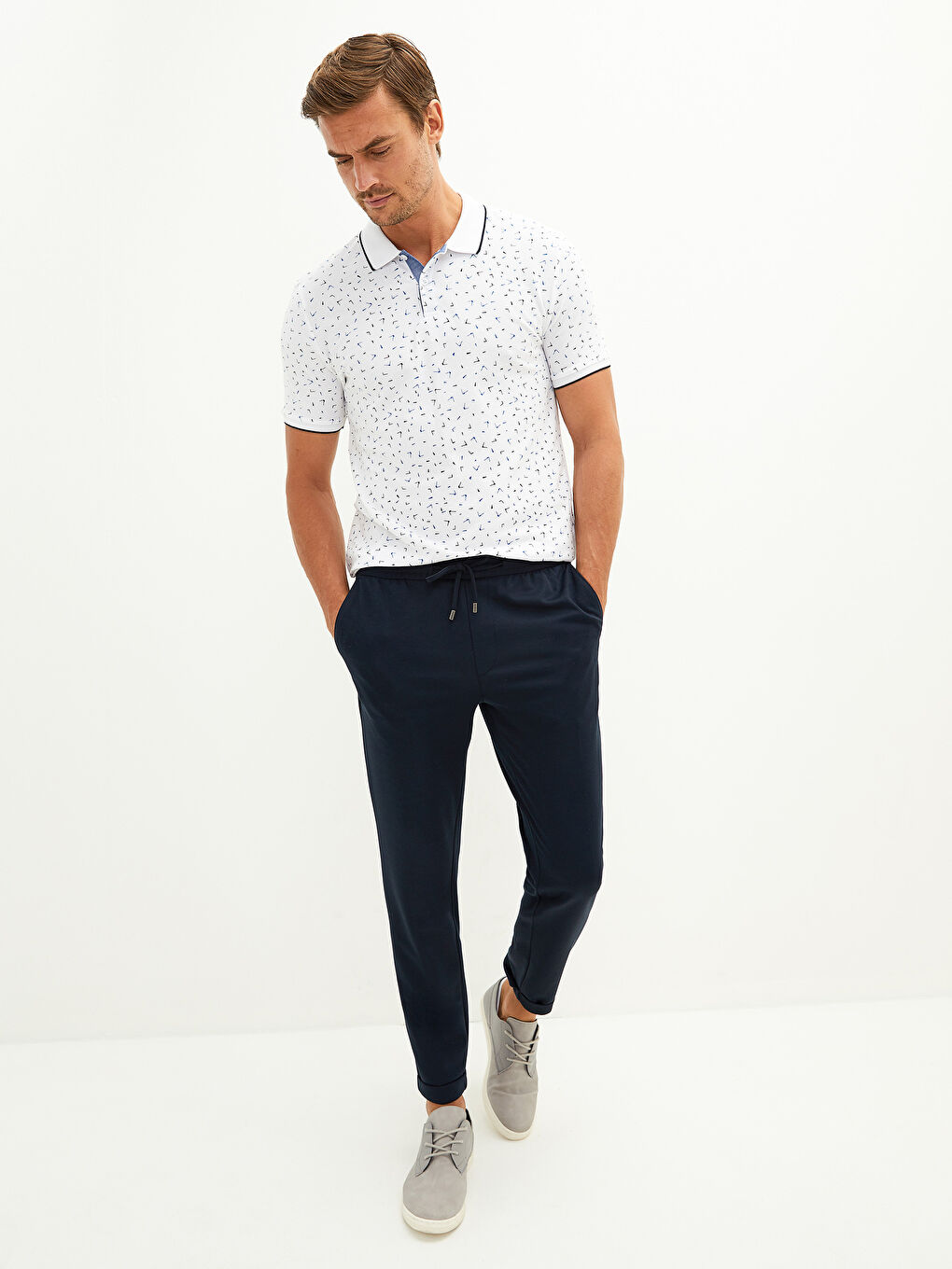 Lacivert Slim Fit Erkek Pantolon