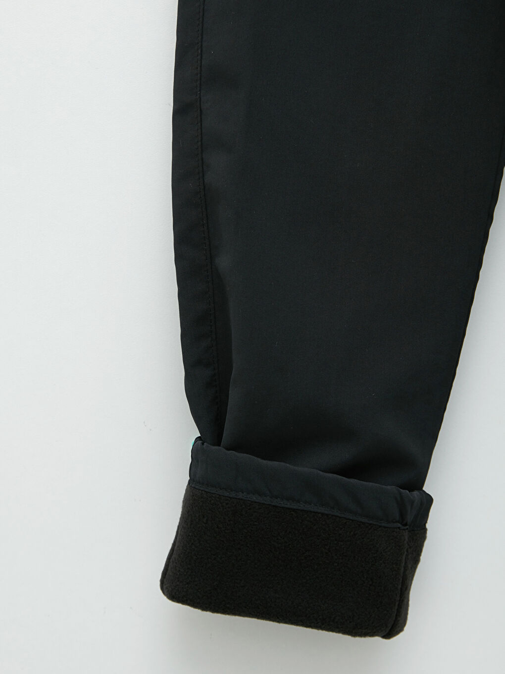 Pantalon Garçon Imprimé à Taille Élastique Doublé en Polaire-4