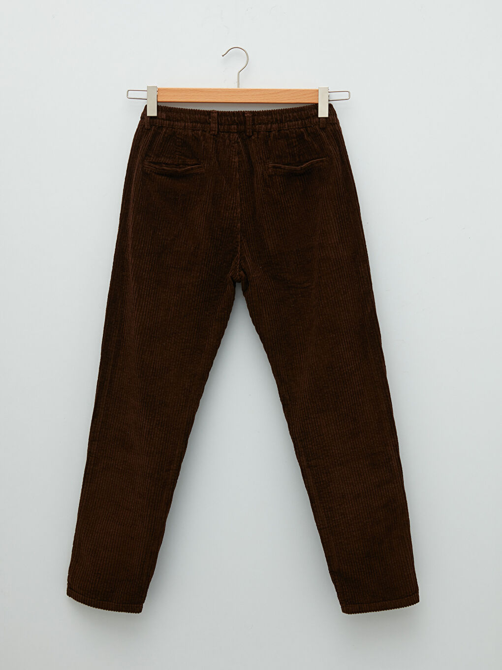 Slim Fit Velvet Men's Trousers-6