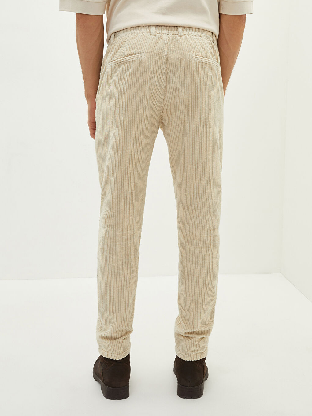 LCW Vision Slim Fit Velvet Men's Trousers -W15451Z8-TA6