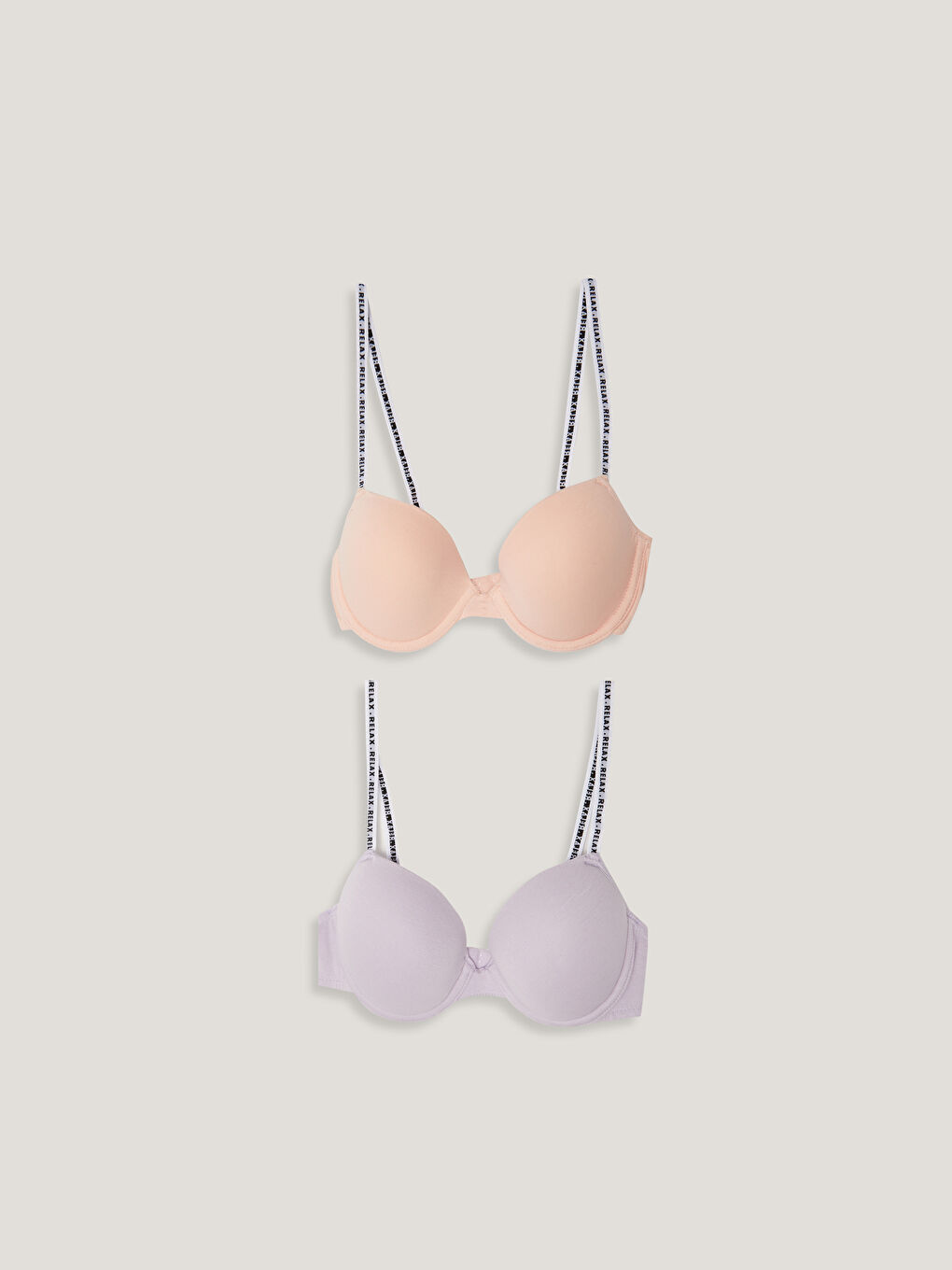 LCW Young Plain T-shirt Bra 2-Pack -W15471Z8-G0W