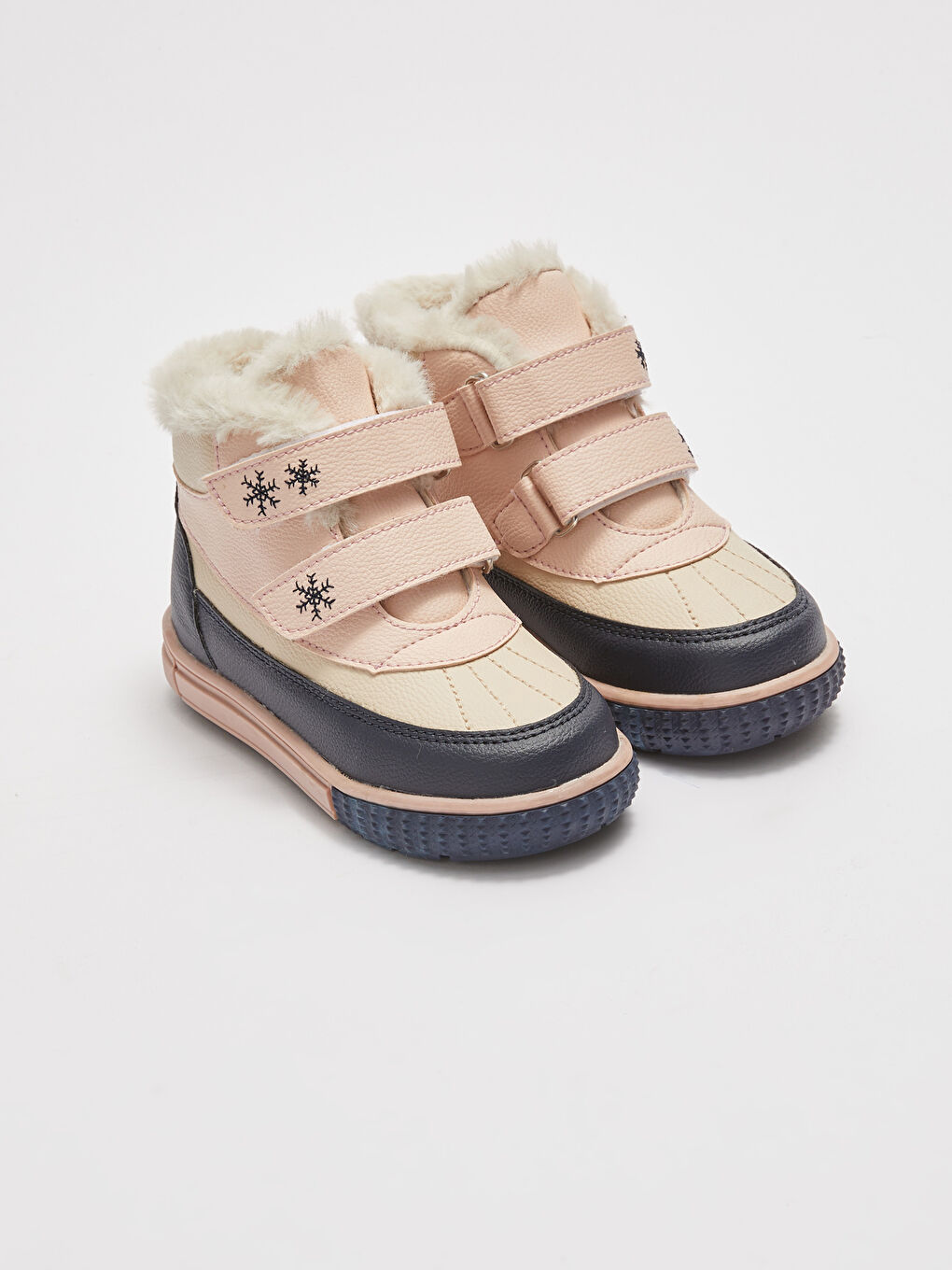 Pembe Deri Görünümlü Cırt Cırtlı Kız Bebek Bot