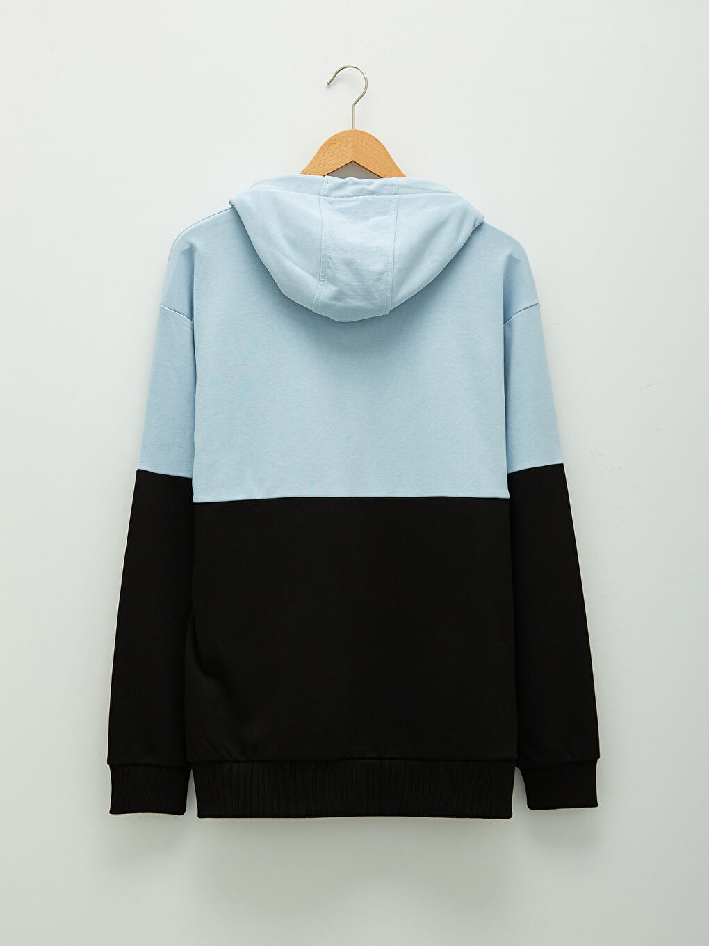 Long Sleeve Color Block Men's Hoodie-6
