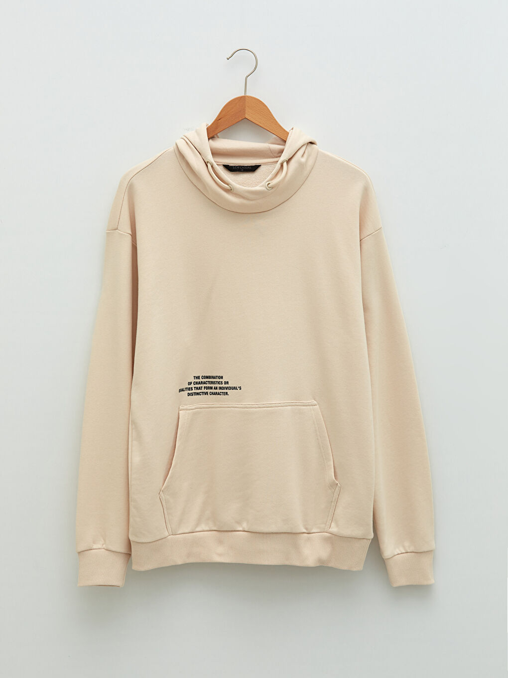 Sweatshirt à capuche imprimé pour hommes à manches longues-5