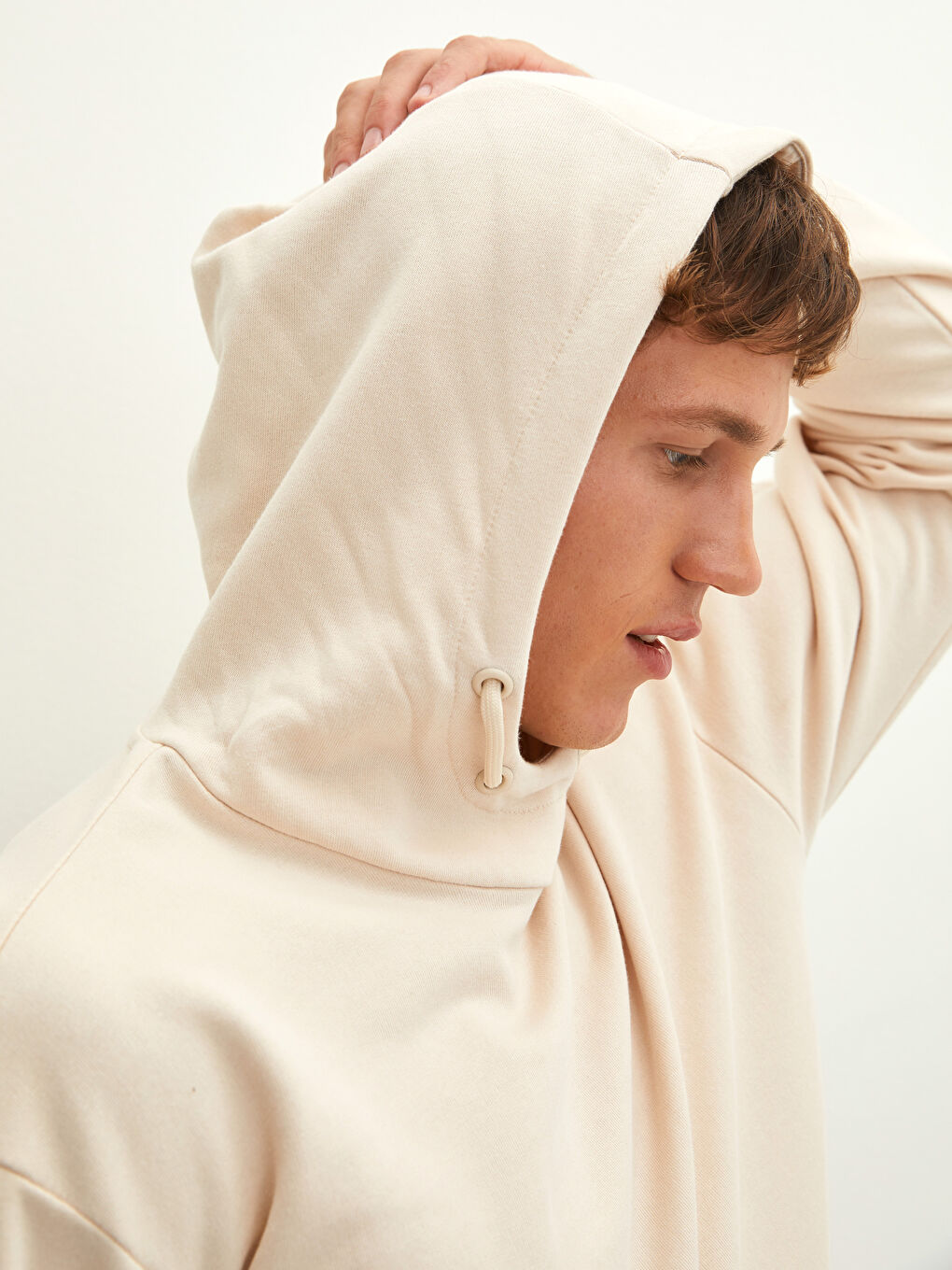 Sweatshirt à capuche imprimé pour hommes à manches longues-3