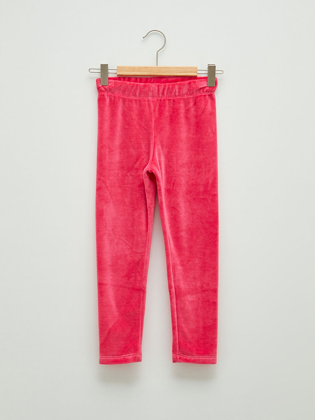 Elastic Waist Basic Velvet Girl Long Tights