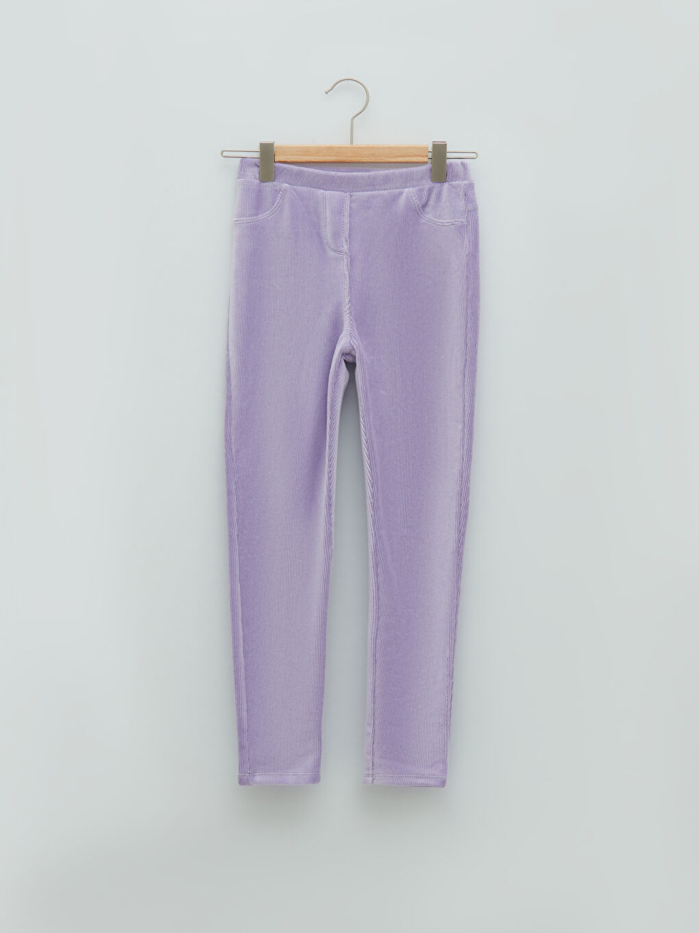 Elastic Waist Basic Velvet Girl Long Tights