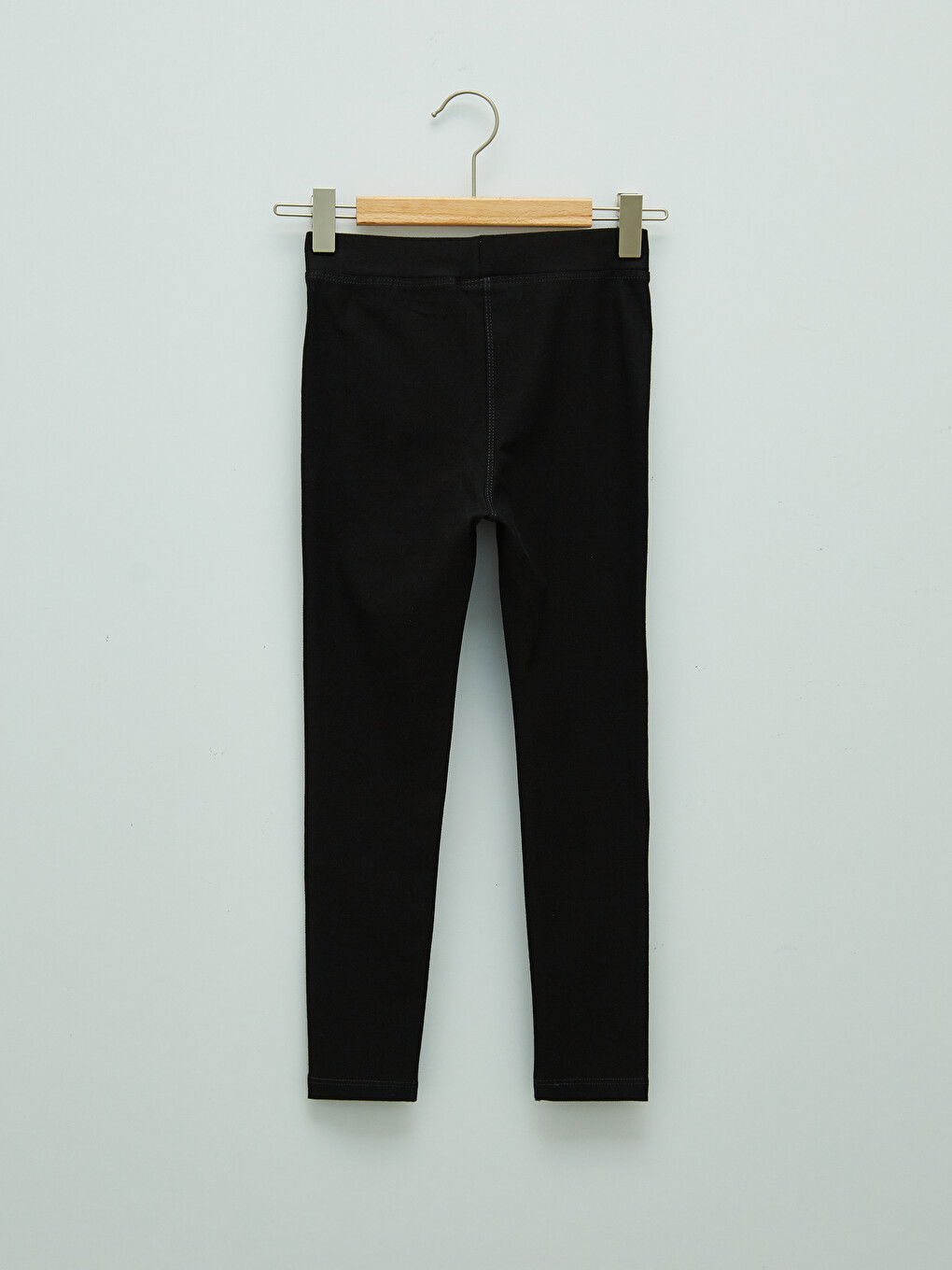 Colanți Lungime Lungă Fete Aspect Denim Cu Talie Elastică-1