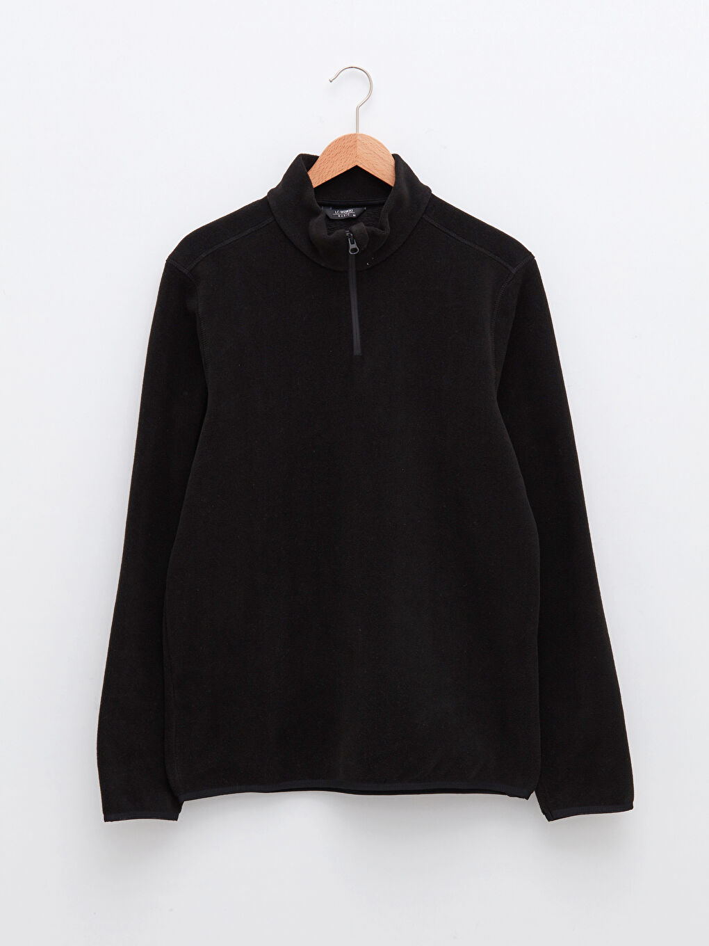 Funnel Neck Long Sleeve Polar Men's Sweatshirt-5