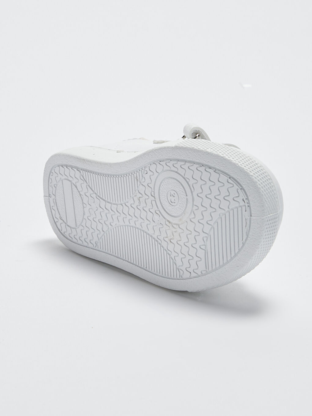 Beyaz Kız Bebek Cırt Cırtlı Spor Ayakkabı-2