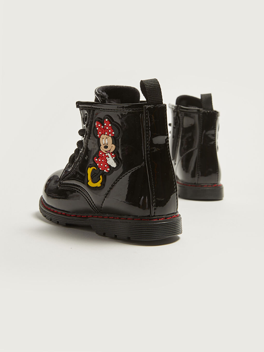 Ботинки для малышек девочек с лицензией Минни Маус и шнуровкой-3