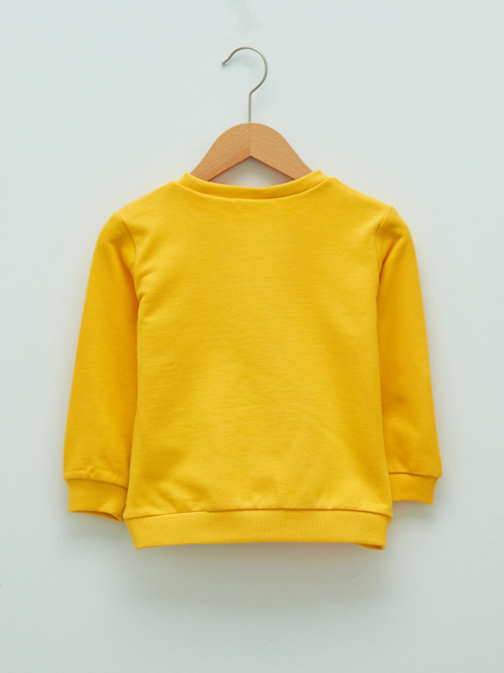 LCW baby Crew Neck Long Sleeve Printed Baby Boys' Sweatshirt -W15586Z1-GAU