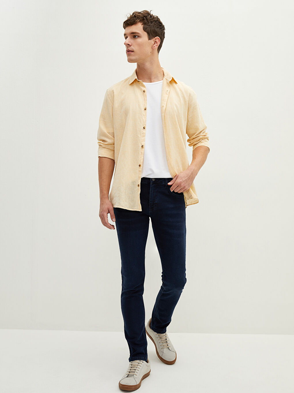LCW Jeans 750 Тънък модел дънки за мъже -W15632Z8-309