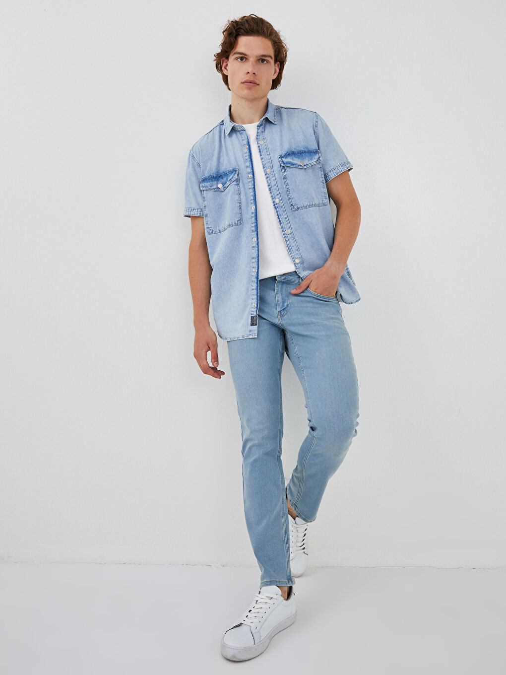 LCW Jeans 750 Тънък модел дънки за мъже -W15639Z8-311