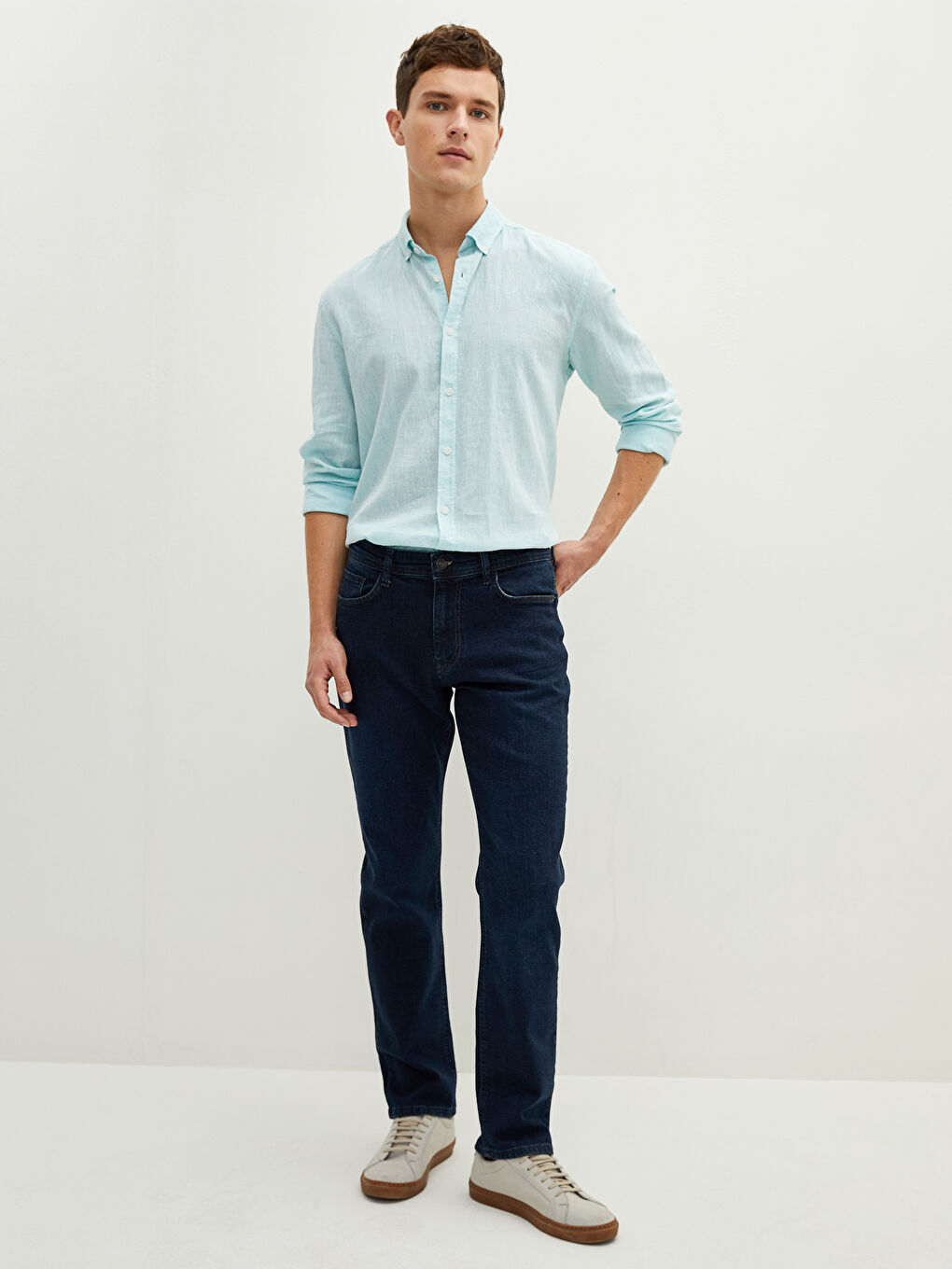 LCW Jeans 779 Редовен Фит Дънки за мъже -W15673Z8-309