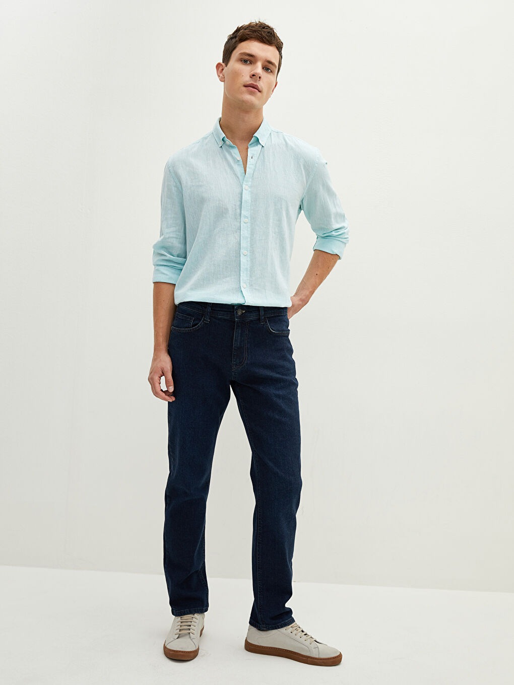 LCW Jeans 779 Редовен Фит Дънки за мъже -W15673Z8-309