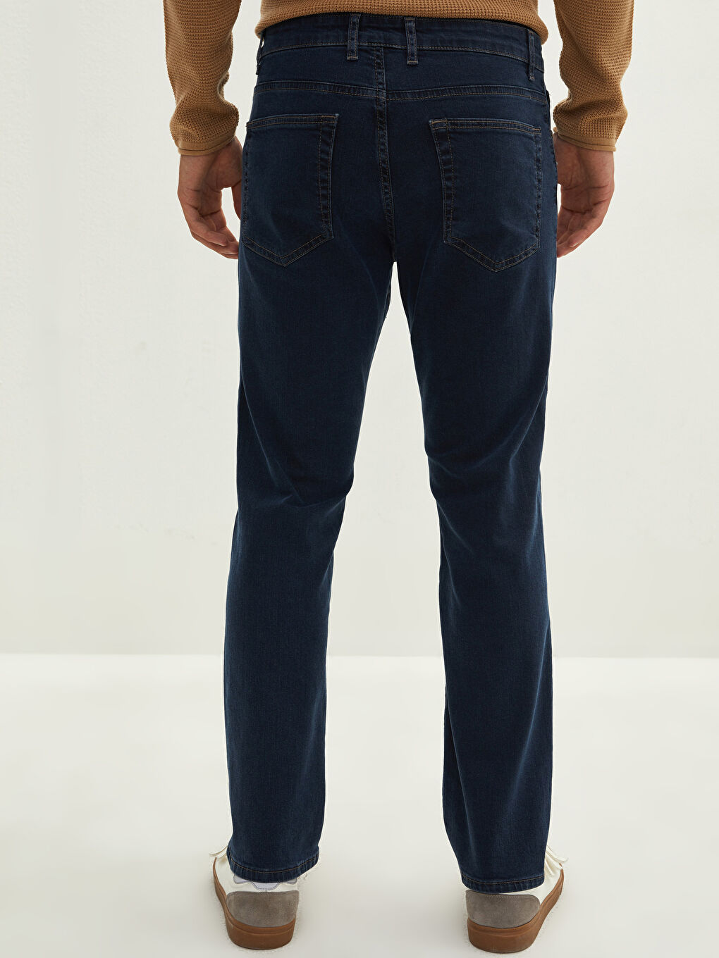 790 Opušteni Kroj Muške Traperice-3