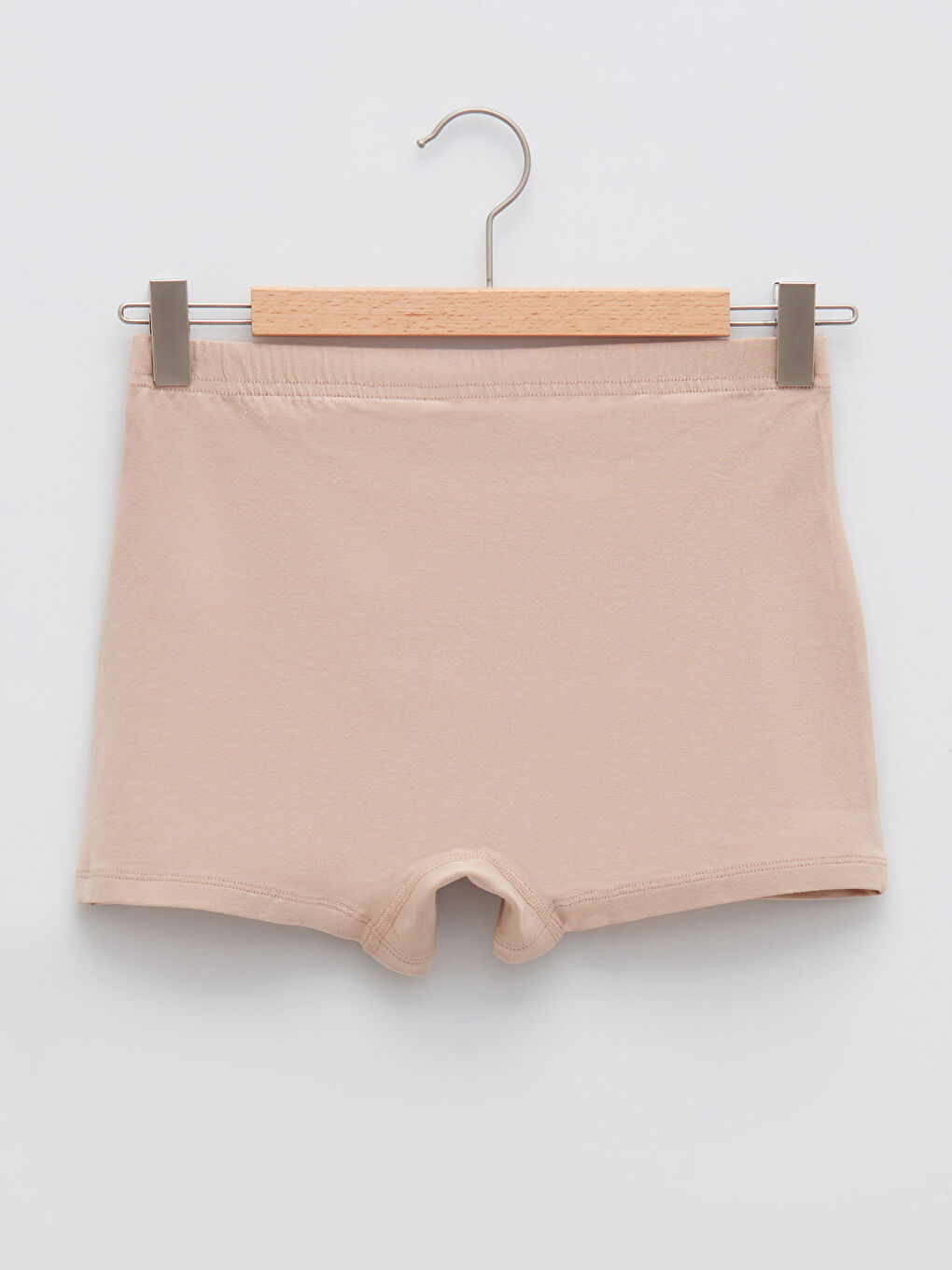 Elastic Waist Plain Boxer Briefs-1