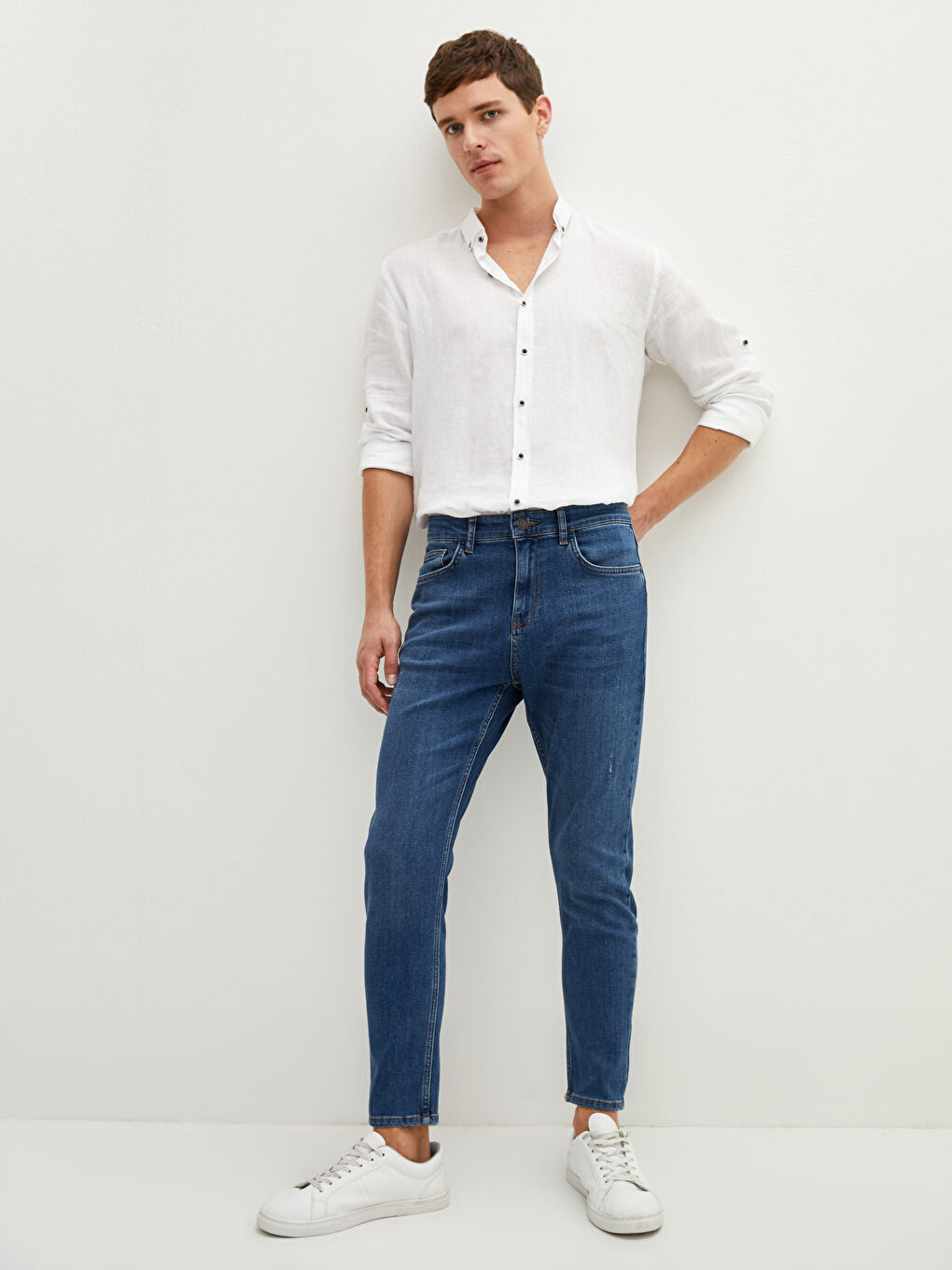 İndigo 730 Havuç Kalıp Erkek Jean Pantolon