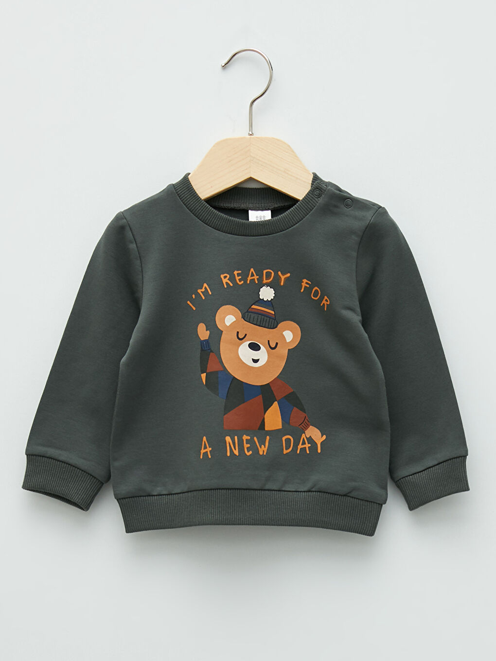 Crew Neck Long Sleeve Printed Baby Boy Sweatshirt 2-Pack-2