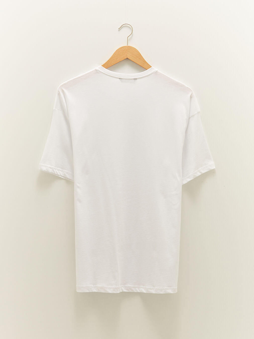 Crew Neck Short Sleeve Basic Combed Cotton Men's T-shirt-6