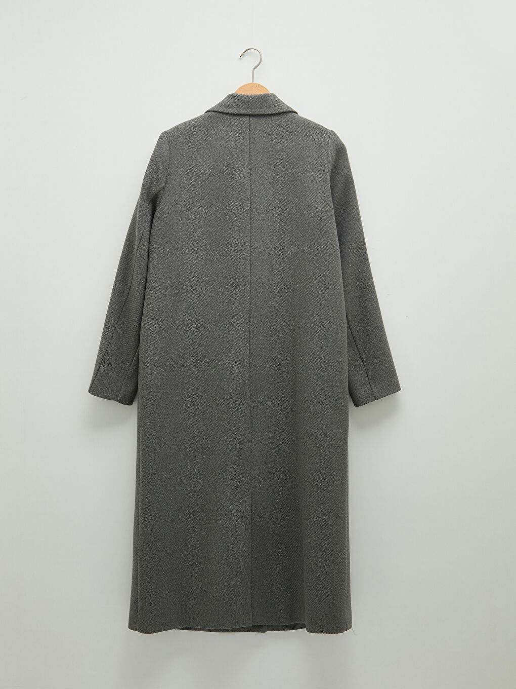 Palton Cachet cu Detalii Nasturi la Guler Jachetă și Mânecă Lungă pentru Femei-8