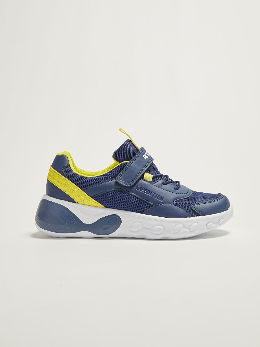 LCW STEPS Men's Mesh Detailed Hook and Loop Sport Shoes -W15867Z4-CRP