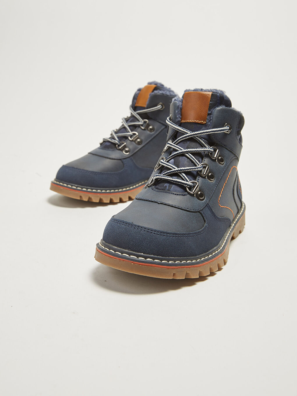 LCW STEPS Dekorativ Genähte Schnürsenkel Jungen Stiefel -W15875Z4-CRP
