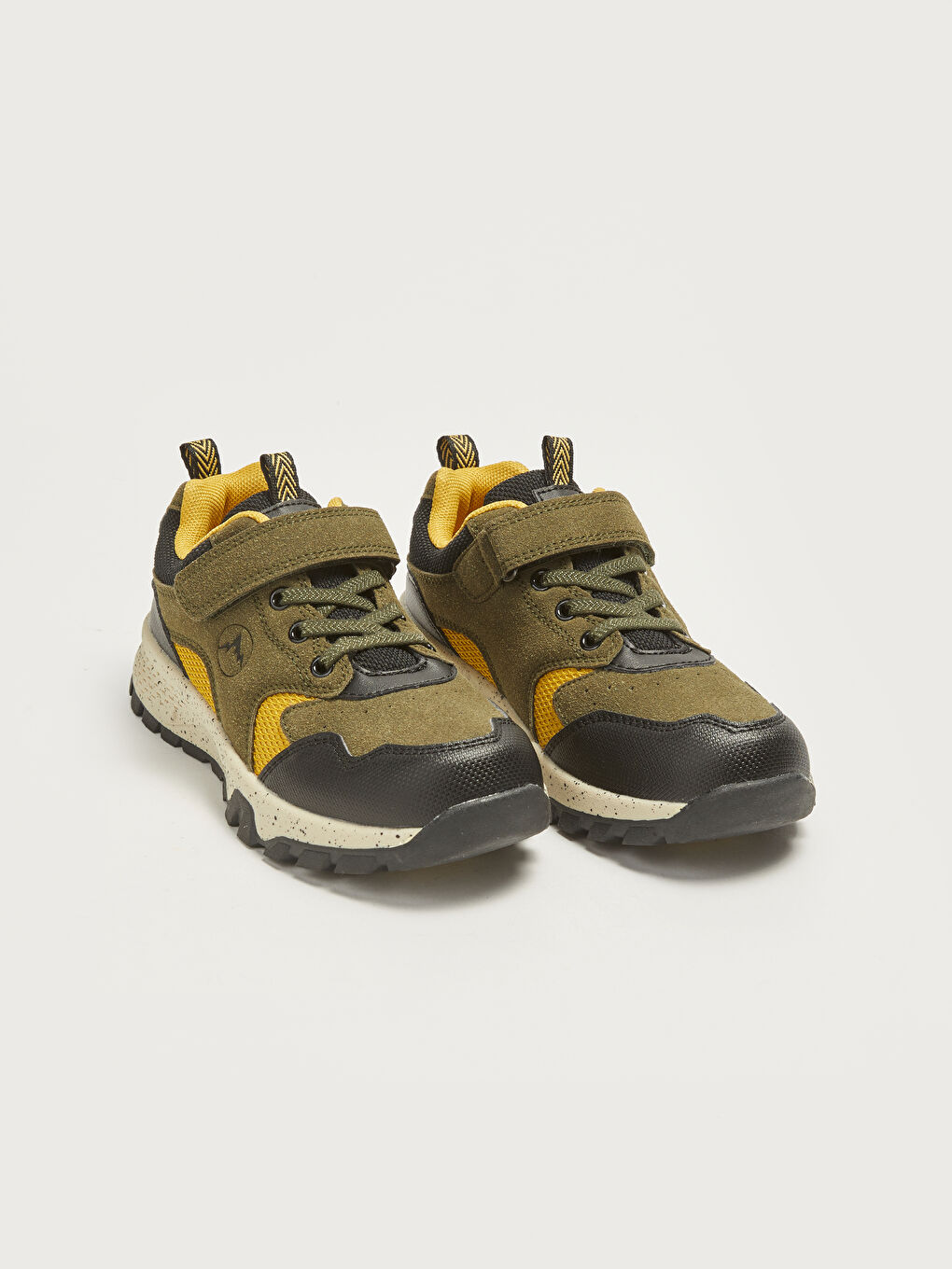 Geschnürte Klettverschluss-Wanderschuhe für Jungen