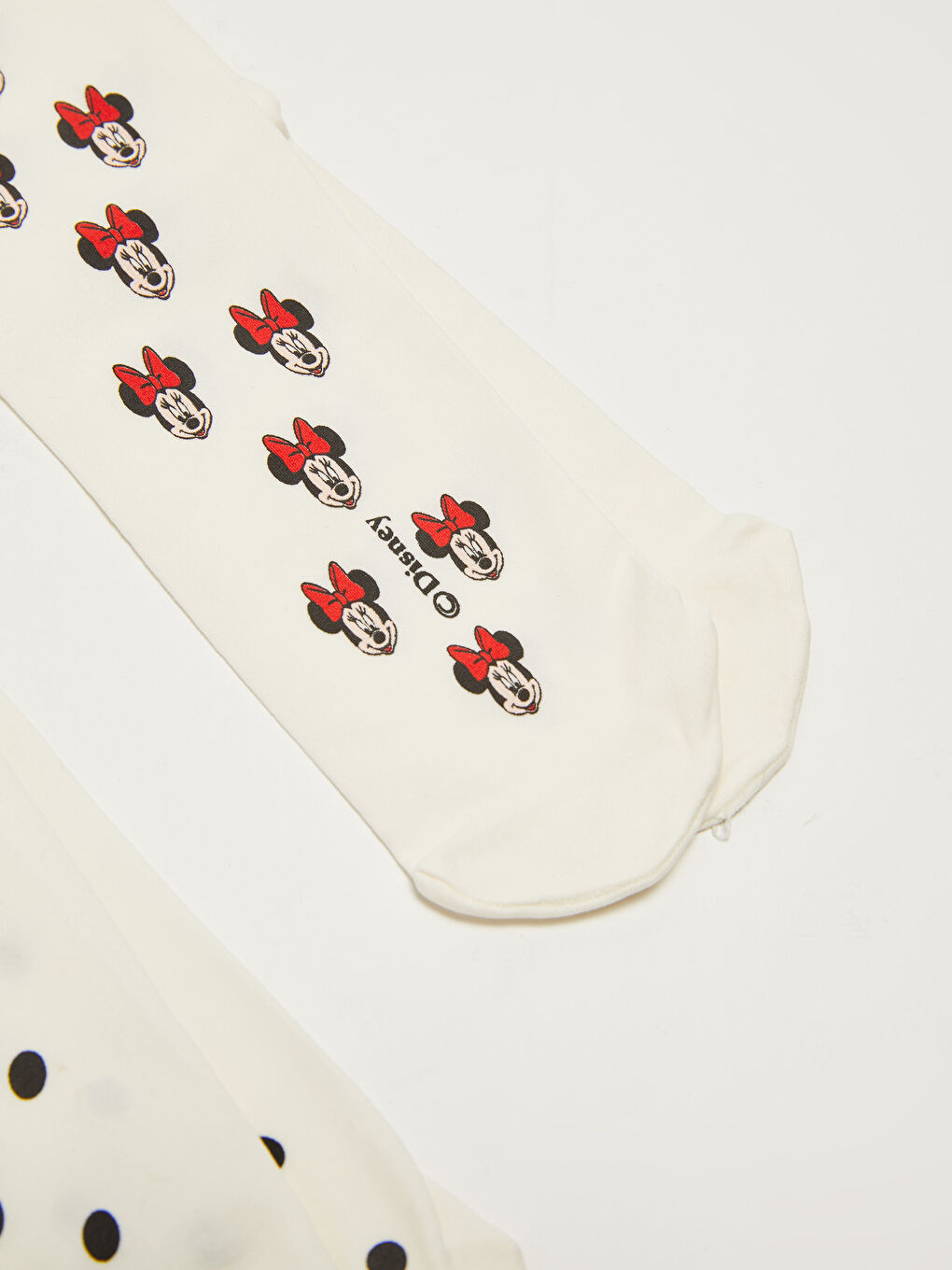 Minnie Mouse Printed Baby Girls Tights 2 Pack-1