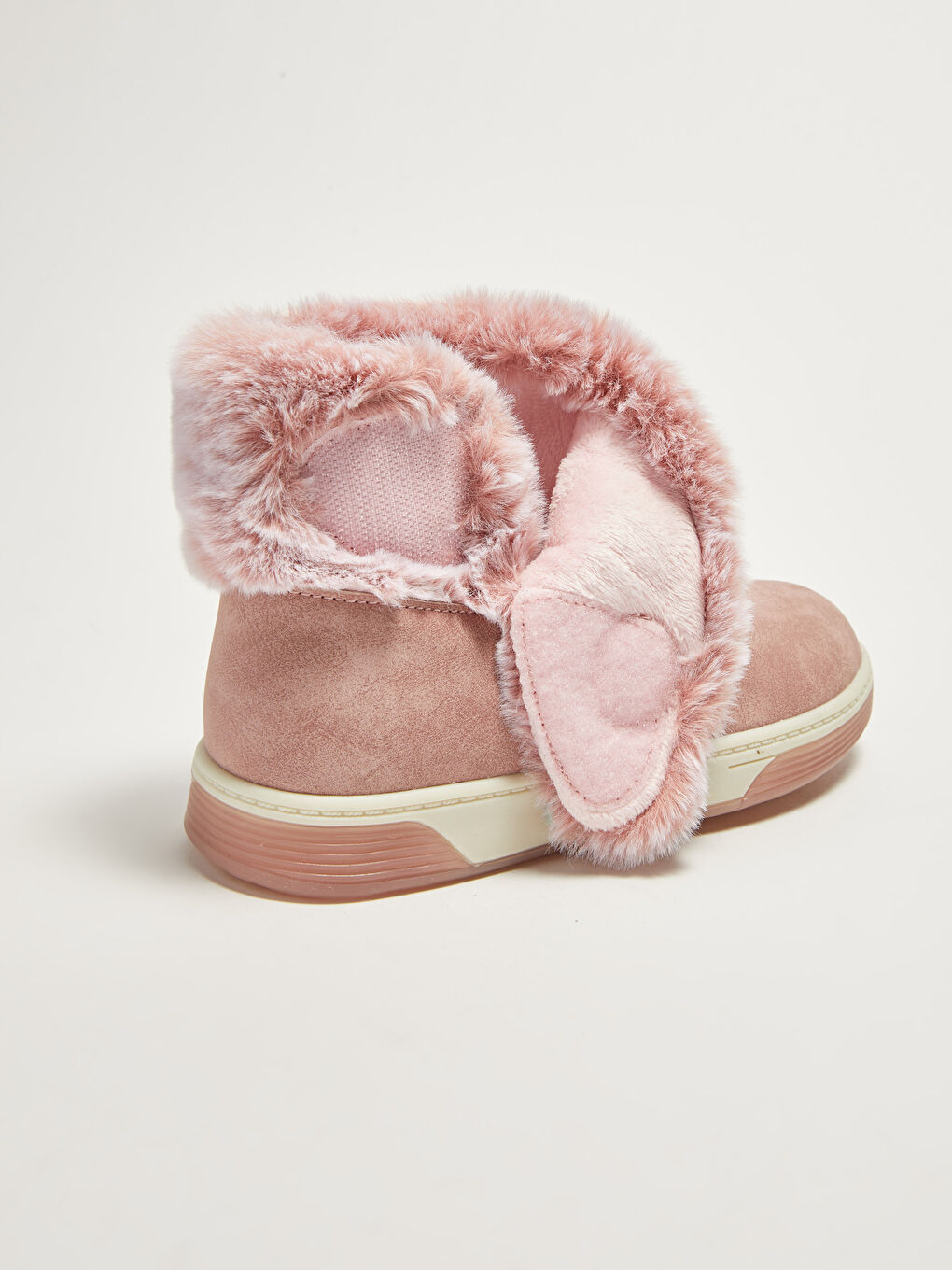 Leather Look Fur Lined Girls' Boots-5