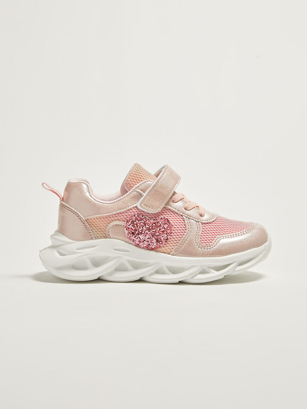 LCW STEPS Mesh-besetzte Pailletten-Sneaker für Mädchen -W15899Z4-CRC