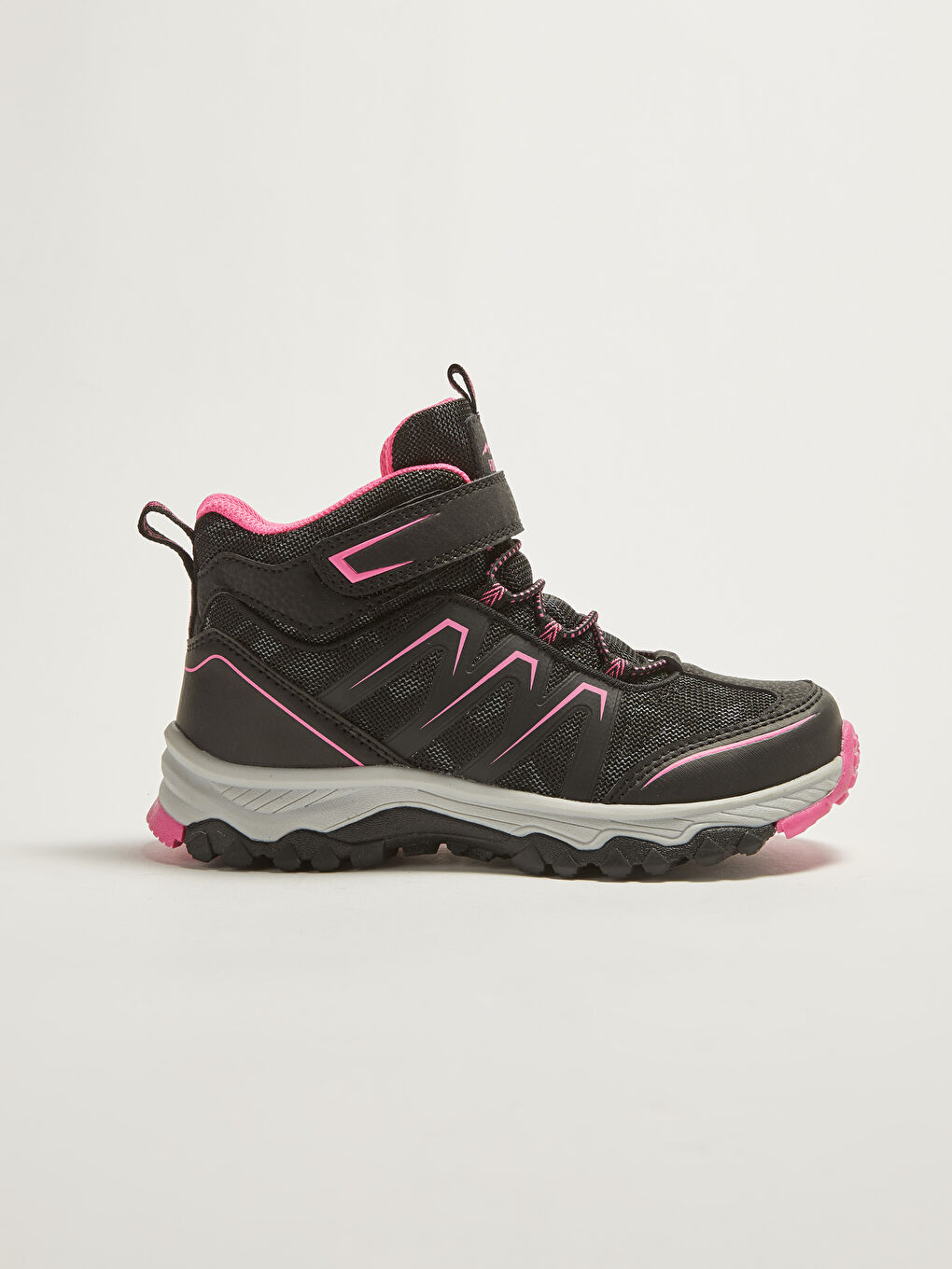 LC Waikiki Mesh Detailed Lace-Up Girl Trekking Boots -W15900Z4-HUC